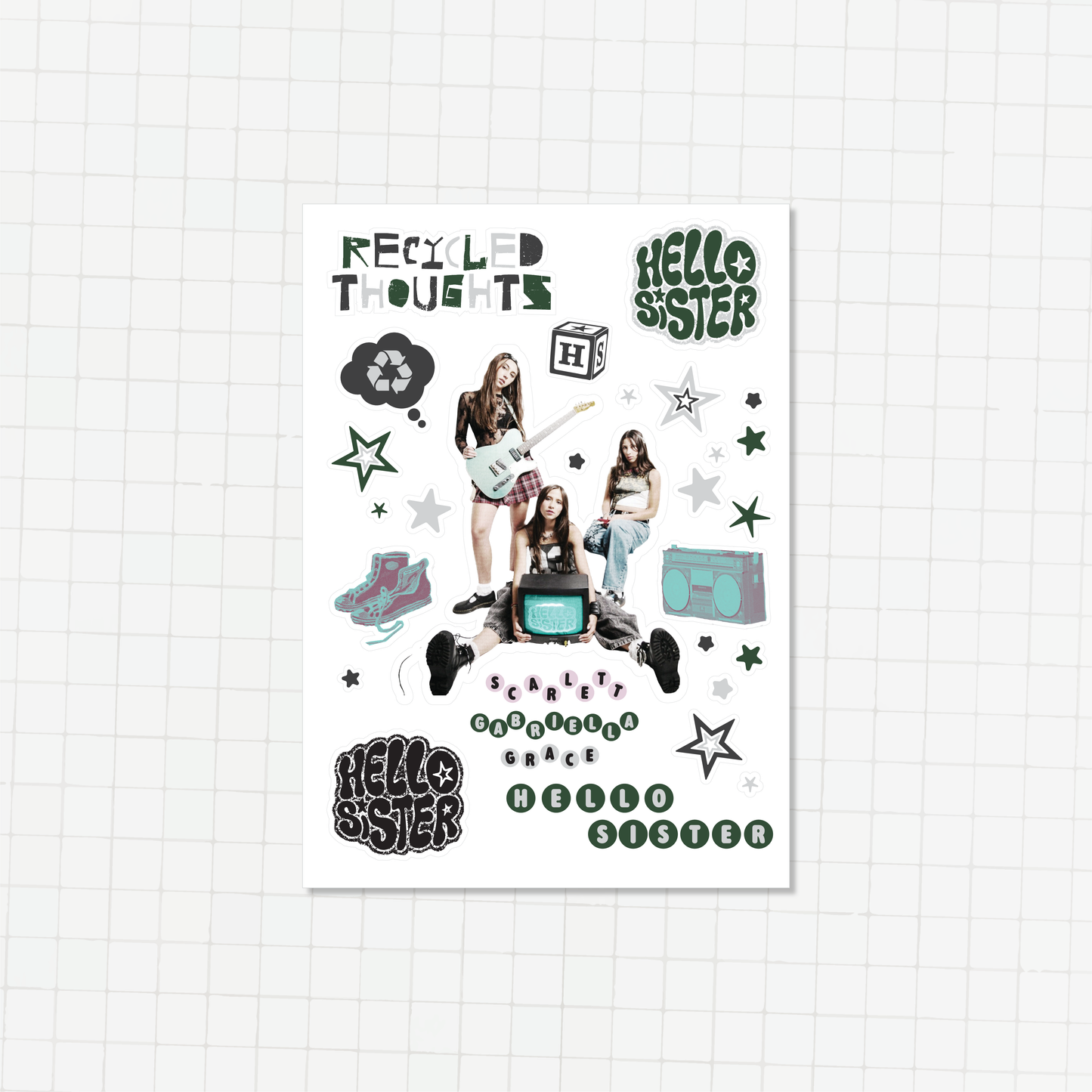 Recycled Thoughts Stickers